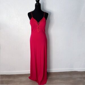 Vintage 90s Rimini by Shaw hot pink dress